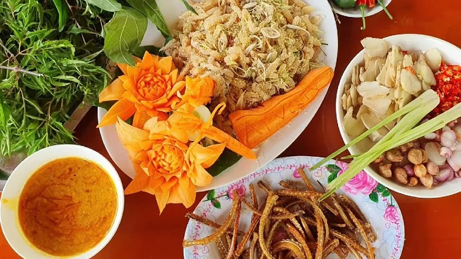 Gỏi cá nhệch được tạo nên từ những loại cá tươi ngon nhất