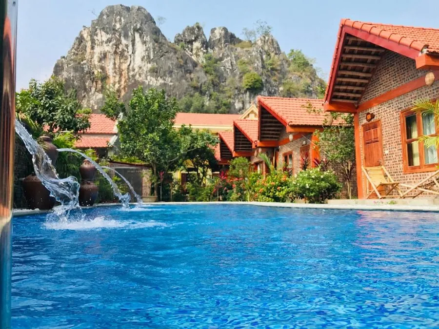 Tam Coc Friendly Homestay with spacious swimming pool