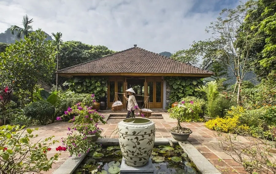Tam Coc Garden Resort tạo cảm giác như sống giữa vùng quê