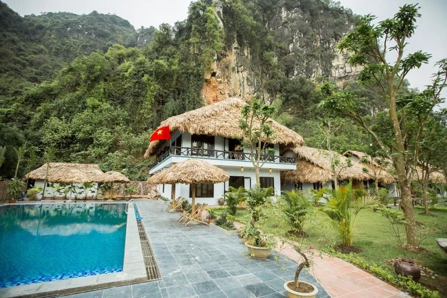 Tam Coc Rice Fields Resort theo hơi hướng gần gũi thiên nhiên