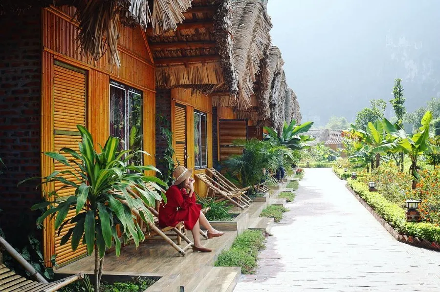 Trang An Valley Bungalow brings a dreamy feeling