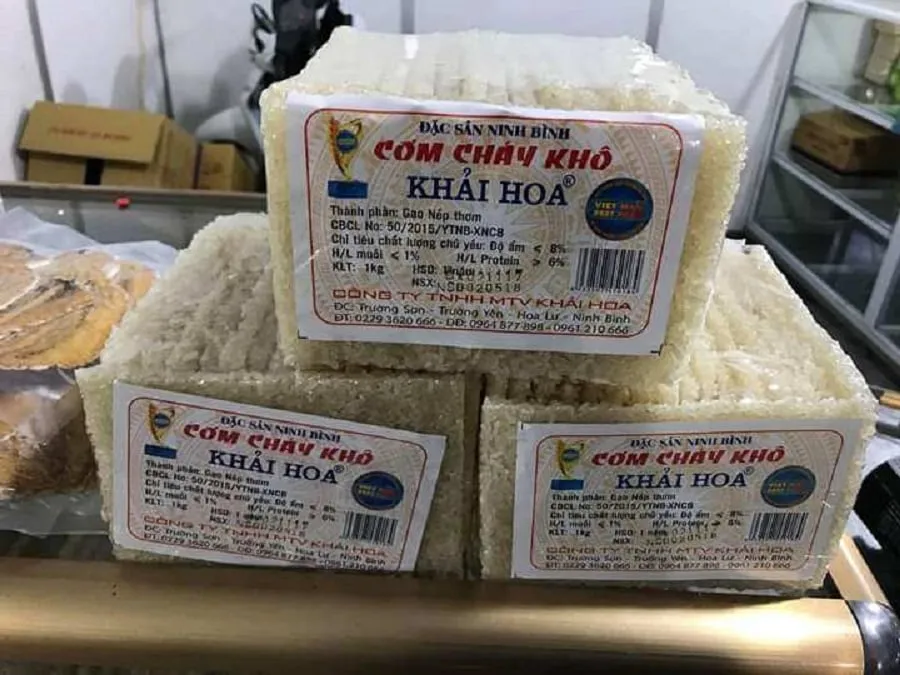 Cơm cháy Khải Hoa nổi tiếng lâu đời