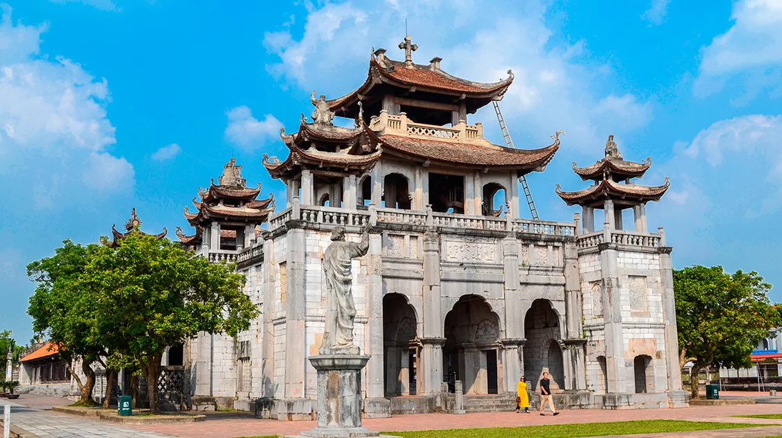 Phat Diem Stone Cathedral is more than 130 years old