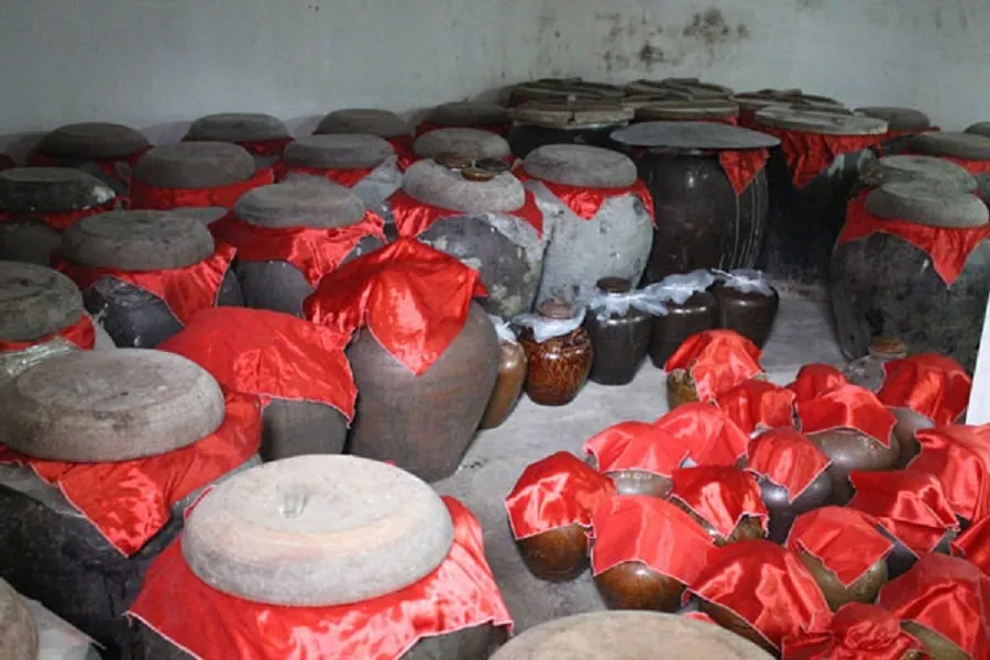Kim Son wine is meticulously brewed according to a traditional recipe