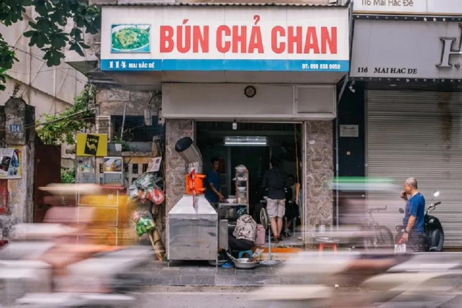 Bún chả chan 3 đời nức tiếng gần xa