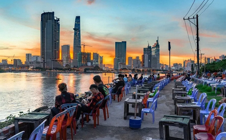 Thu Thiem Tunnel Park brings quiet peace