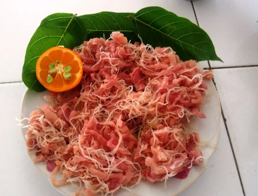 Nem chua Yen Mac is made with a unique esoteric recipe