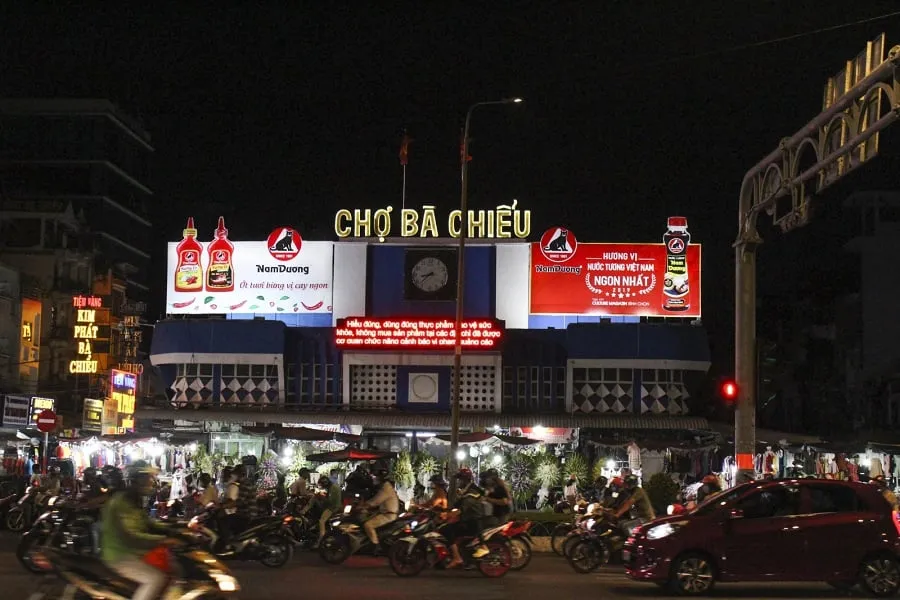 Ba Chieu night market is bustling in the heart of Saigon
