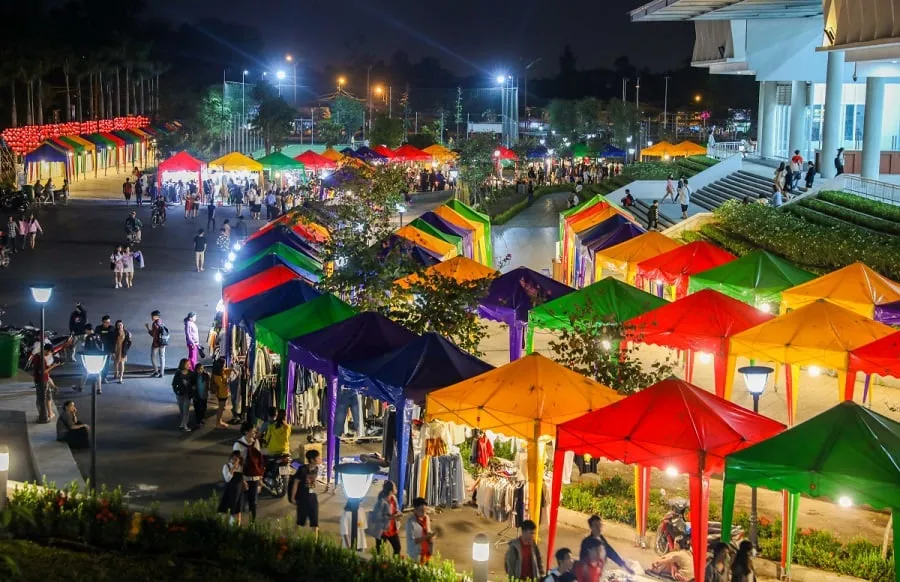 University Village night market is bright and fun