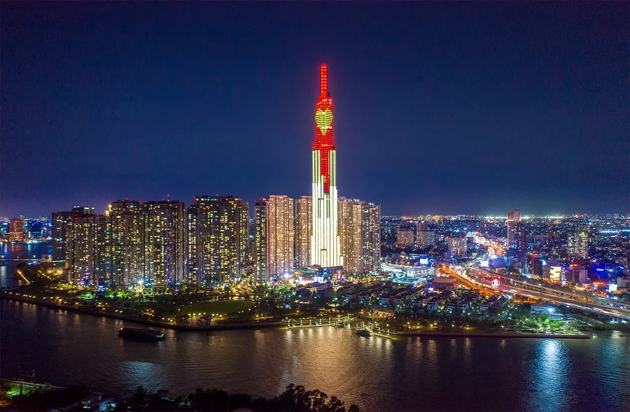 Landmark 81 is the most luxurious and tallest building in Vietnam