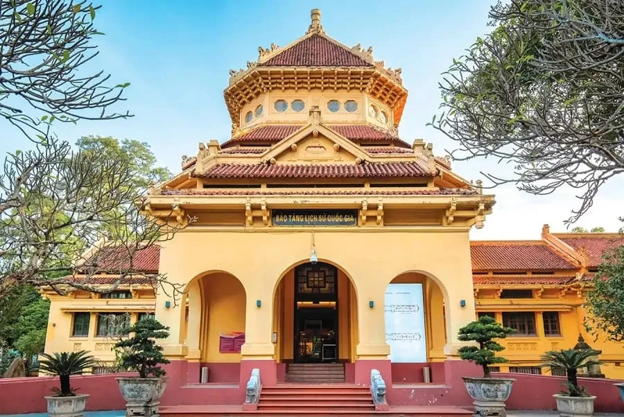 The Vietnam Revolution Museum is a place that preserves the imprints of the period of struggle for independence