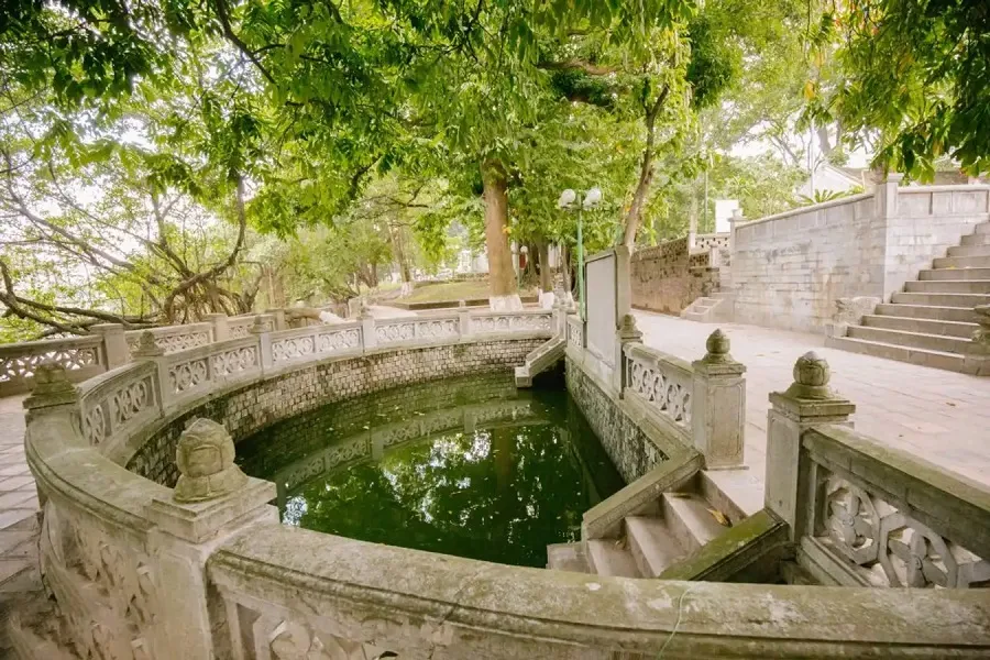 The temple grounds are quiet and majestic