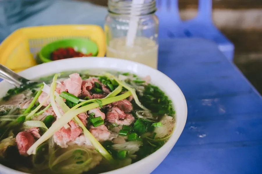 Thịt bò mềm thêm chút hành lá thêm độc đáo
