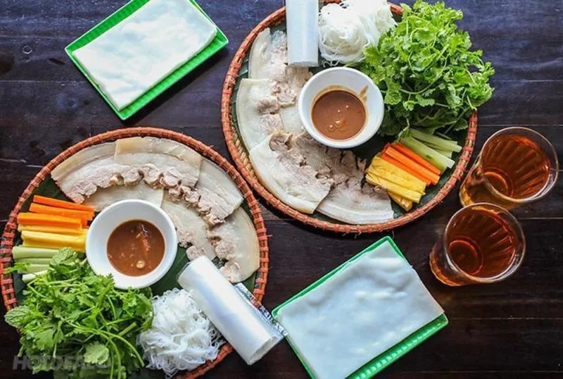 Bánh Tráng Cuốn Thịt Heo