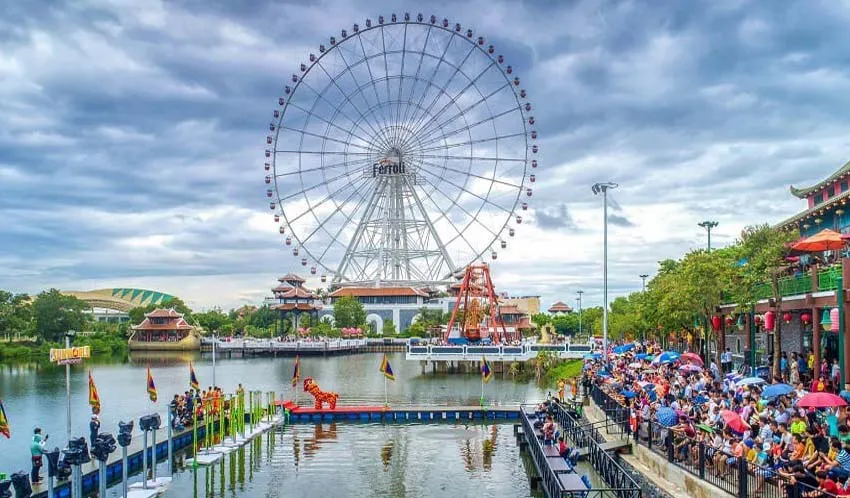 vòng quay Sun Wheel, tại công viên Châu Á