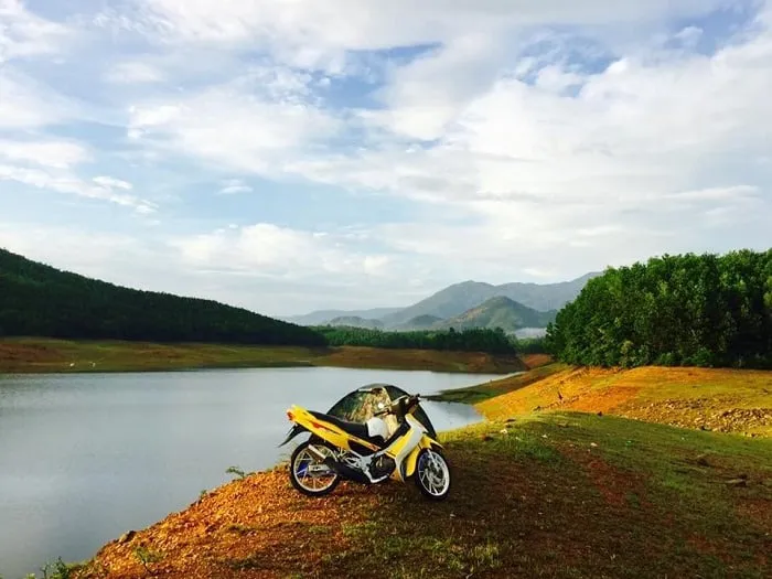Check in at Hoa Trung Lake, Da Nang