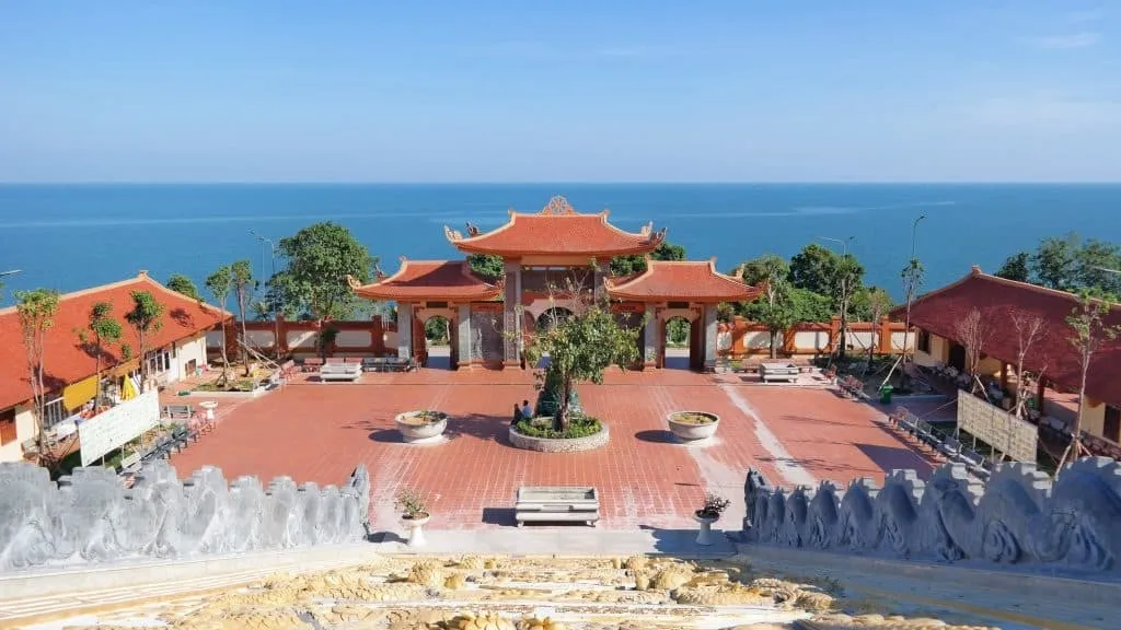 Beautiful scenery at phu quoc national pagoda