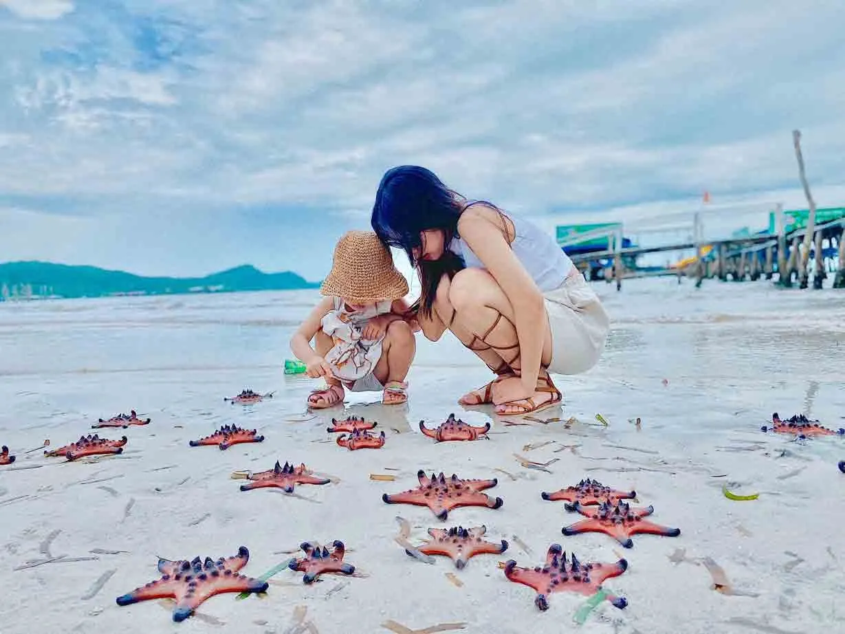 Làng chài Rạch Vẹm Vương quốc sao biển