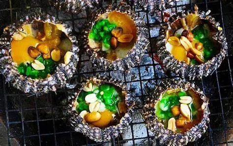 Delicious grilled sea urchin
