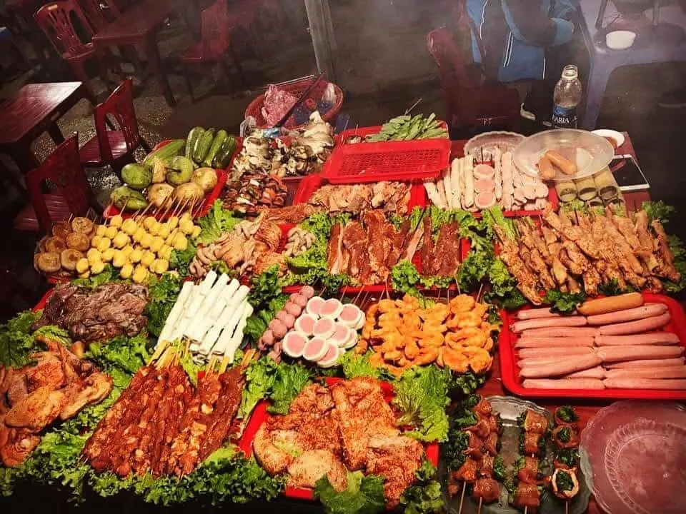 Pha Long Sapa market cuisine