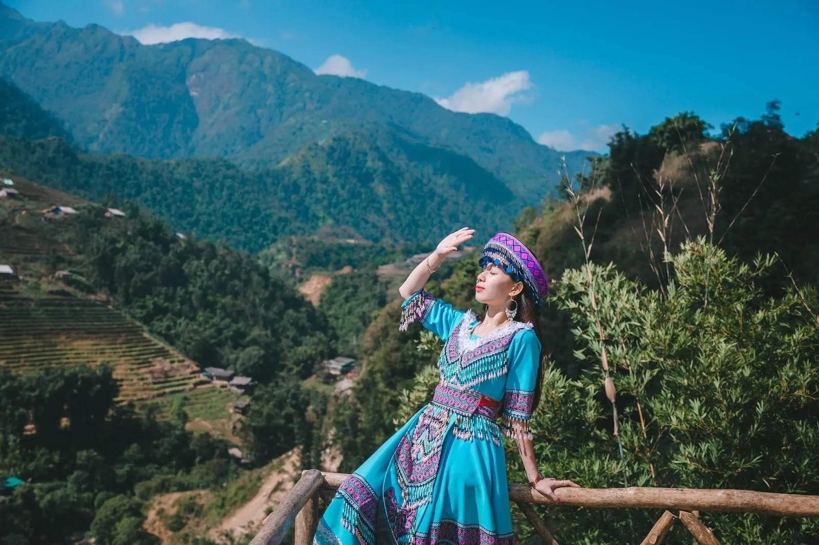 Check in tại bản cát cát Sapa