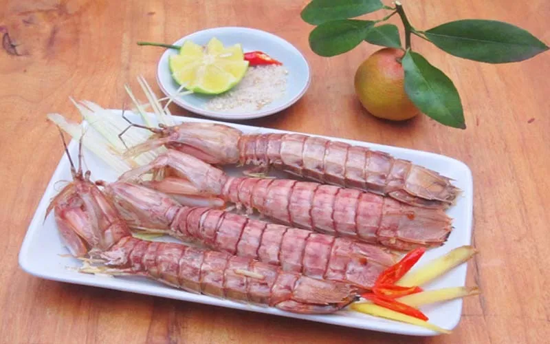 Delicious and attractive Phu Quoc mantis shrimp