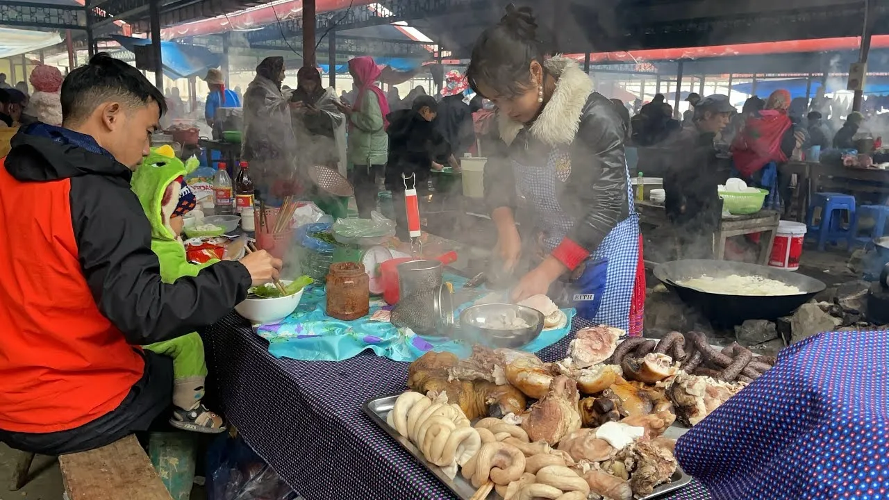 Đặc sản tại chợ đêm Sín chéng
