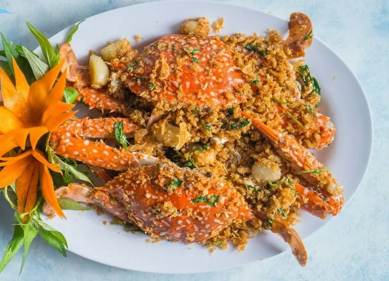 Ninh Phu Quoc Korean crab is delicious and nutritious.