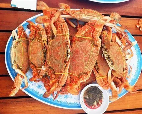 Ninh Phu Quoc Korean crab is delicious and nutritious.