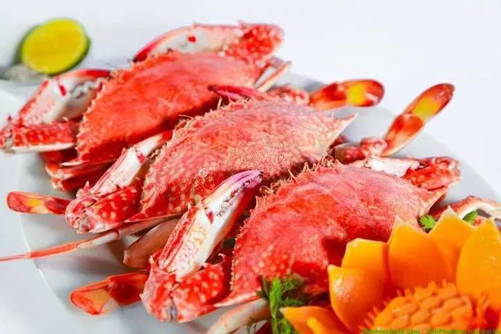 Ninh Phu Quoc Korean crab is delicious and nutritious.
