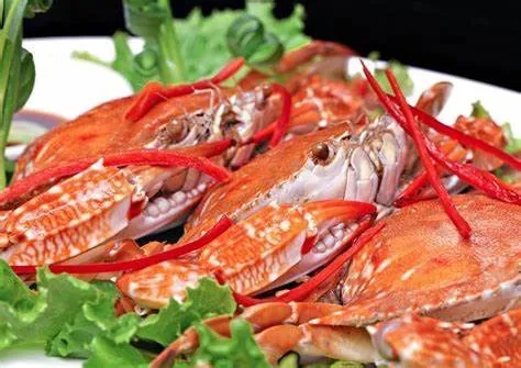 Ninh Phu Quoc Korean crab is delicious and nutritious.