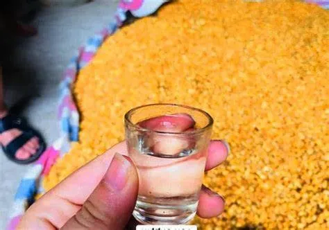 Thưởng thức rượu ngô nên men