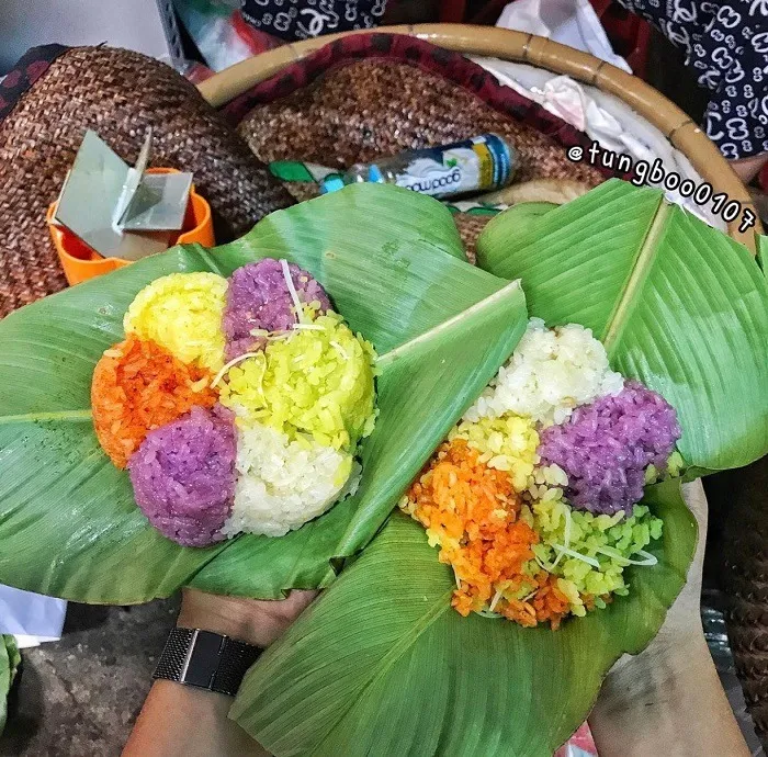 Xôi ngũ sắc Sapa thơm ngon đặc sắc