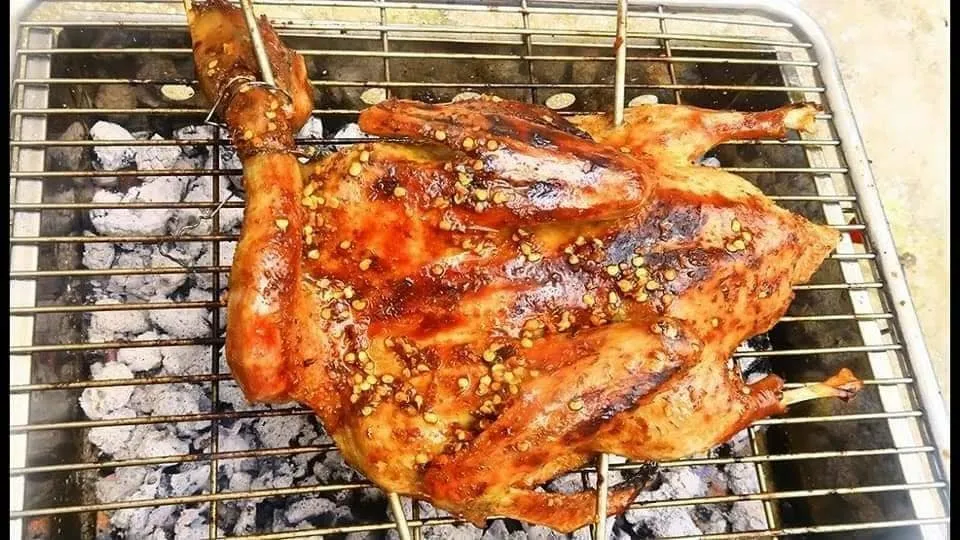 Gà nướng mắc kén hương vị thơm ngon