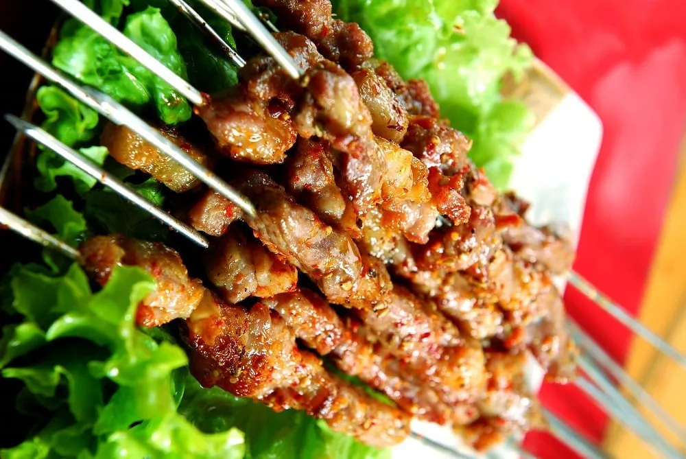 Thịt nai nướng thơm ngon