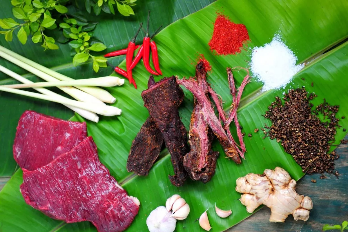 Thịt trâu gác bếp sapa