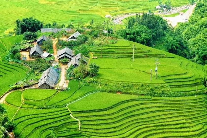 Vẻ đẹp của buôn làng tại Sapa