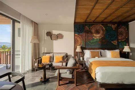 elegantly designed living room space