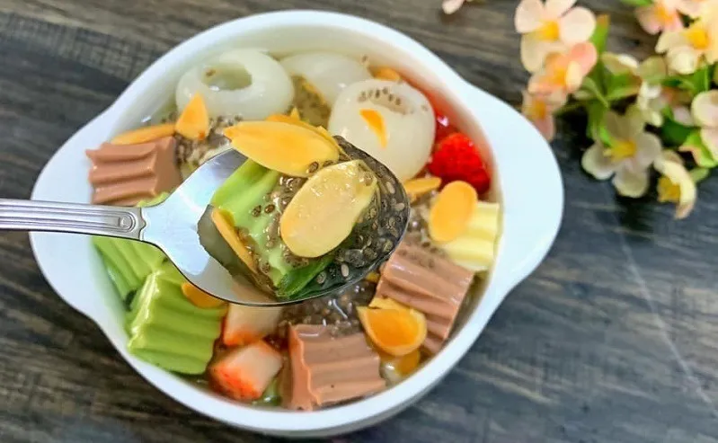 Chè khúc bạch mát lạnh giải nhiệt