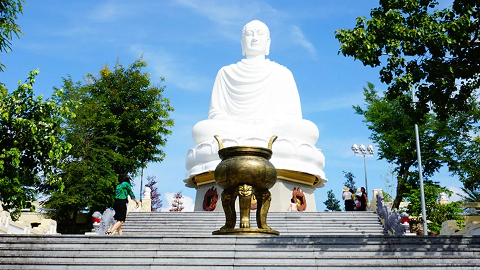 Buddha statue at Long Son Pagoda Nha Trang