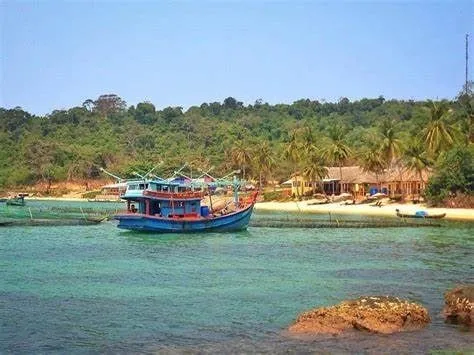 Cua Can Beach Where River Meets Sea