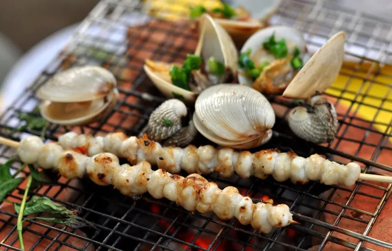 Grilled Seafood by the Beach