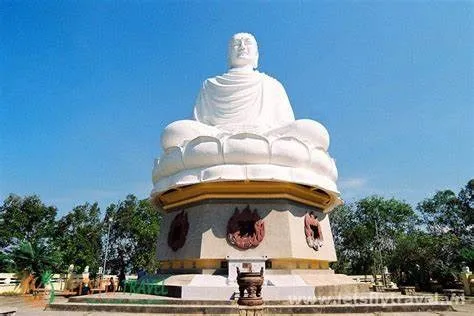 The White Buddha Statue Symbol of Nha Trang
