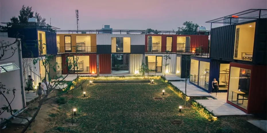 Packo Hostel Thiết kế container