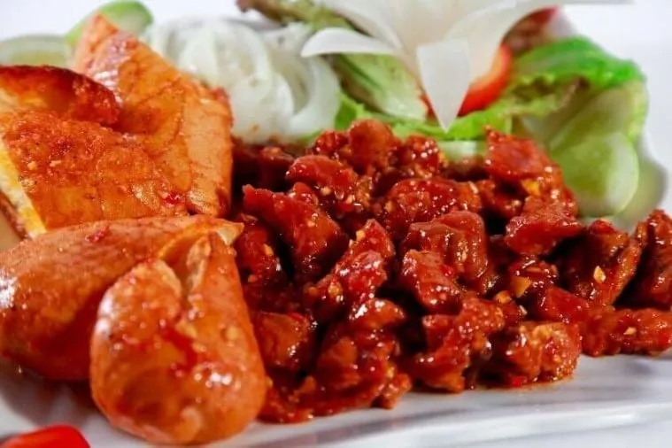 Bò nướng lạc cảnh món ngon hấp dẫn