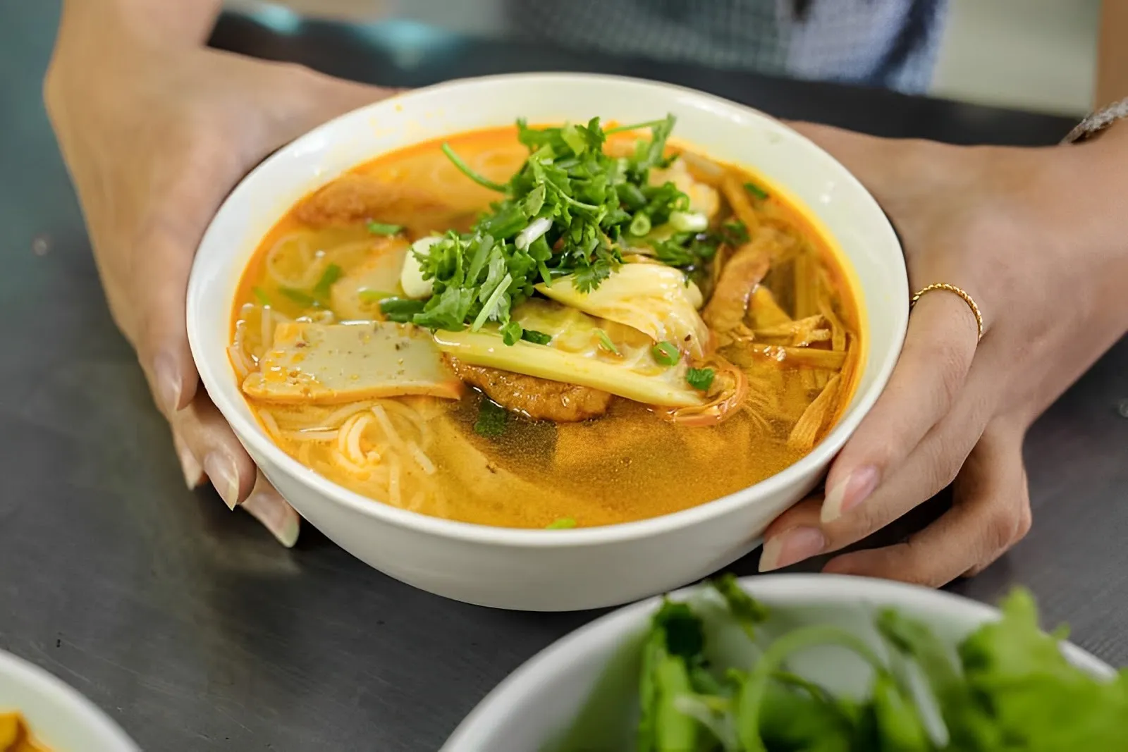 Nha Trang fish noodle soup - delicious and attractive dish
