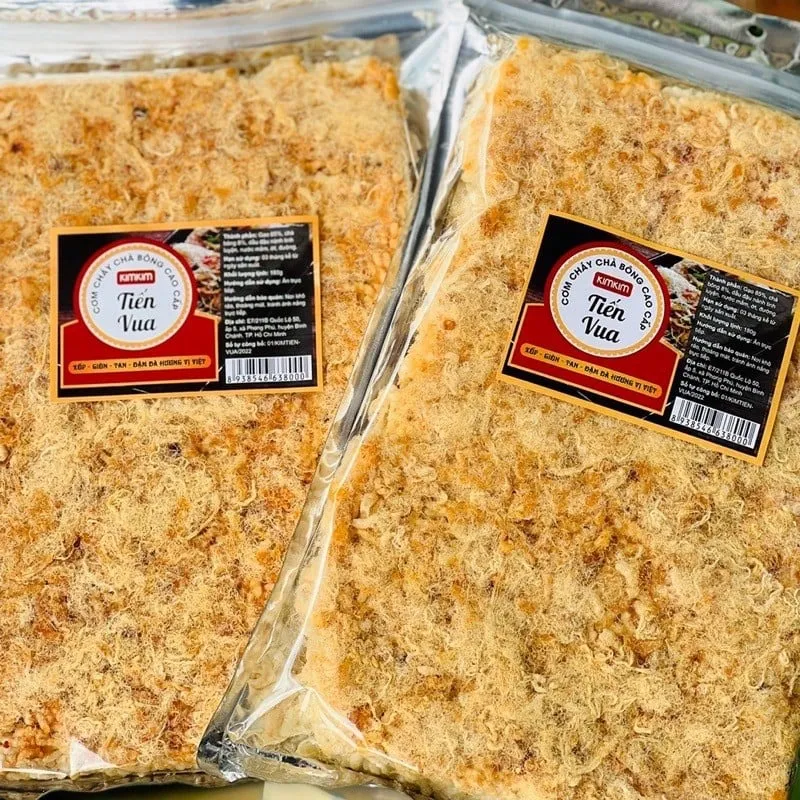 Nha Trang Crispy Rice with Shredded Pork