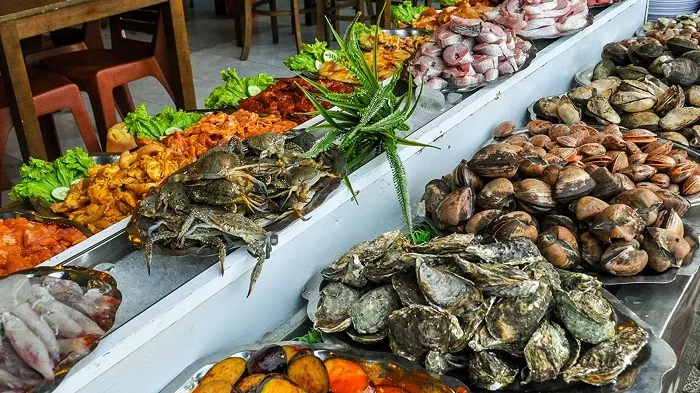 Hải sản tươi sống ở Nha Trang