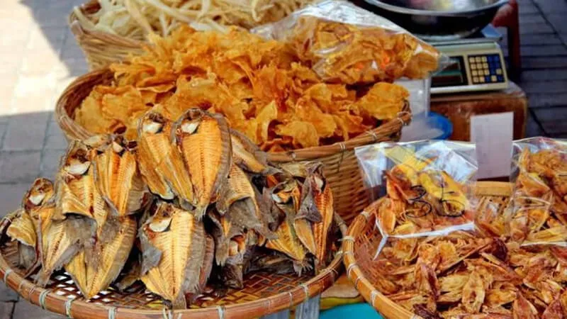 Hải sản khô của Nha Trang