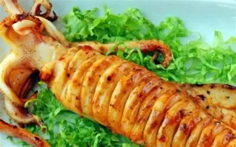 Grilled squid